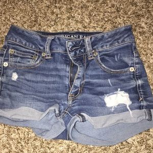 american eagle jean shorts